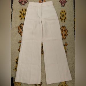 MANGO Committed Collection Linen High-waisted Trousers